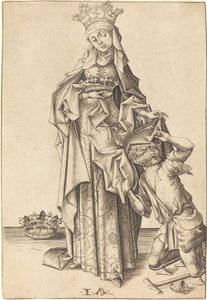 Türingiai Szent Erzsébet, Kr. e. 14751480. alkotó: Israhel van Meckenem