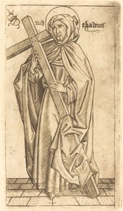 Szent Júdás Tádé vagy Szent Simon c. 14701480. alkotó: Israhel van Meckenem