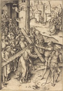 A kereszthordozás c. 1480. alkotó: Israhel van Meckenem