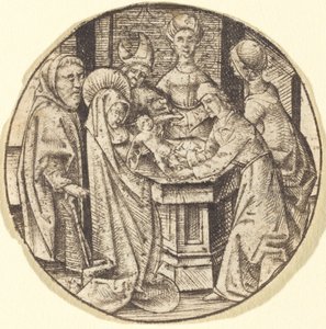 A körülmetélés c. 14701480. alkotó: Israhel van Meckenem