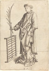 Szent Lőrinc alkotó: Israhel van Meckenem after Martin Schongauer