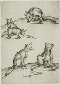 Az öt róka alkotó: Israhel van Meckenem the younger