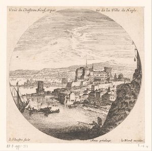 Kilátás a Castel Nuovora Veue du Chasteau neuf et partie de la Ville de Naples (cím a tárgyon) Különféle kilátások a kikötőkre (sorozat címe) Különféle veues de Ports de mer (sorozat címe)