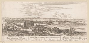Kilátás Lyonra Pion úr házából Veue de Lyon du Chemin neuf de la maison Monsieur Pion (cím az objektumon)