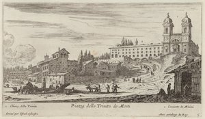 Trinita de Monti tér alkotó: Israël Silvestre