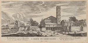 S. Croce Jeruzsálemben alkotó: Israël Silvestre