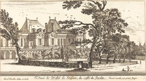 Kilátás a Hostel de Soissons épületére alkotó: Israël Silvestre