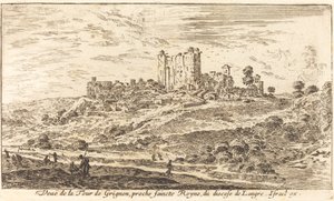 Kilátás a Grignon-toronyból alkotó: Israël Silvestre