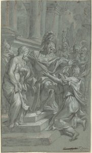 Scipio visszaállítja a foglyát a szeretőjének alkotó: Italian 17th Century