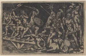 Horace Cocles alkotó: Italian 18th or 19th Century
