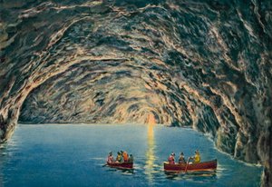 Capri: Grotta Azzurra (színes fénykép) alkotó: Italian Photographer