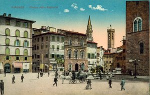 Firenze, Piazza Della Signoria alkotó: Italian Photographer