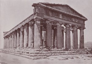 Olaszország: Concordia temploma, Agrigento (f/w fotó) alkotó: Italian Photographer