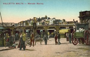 Marina piac, Valletta (színes fotó) alkotó: Italian Photographer