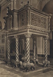 Nápoly: Ravello, Dóm, Szószék (f/w fotó) alkotó: Italian Photographer