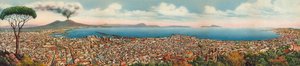 Nápoly / Nápoly: Nápoly: Panorama Generale (színes fotó) alkotó: Italian Photographer