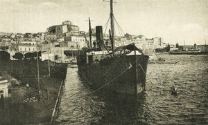 Panoráma a kikötőből (fekete-fehér fotó) alkotó: Italian Photographer