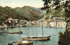 Portofino, Olaszország (színes fotó) alkotó: Italian Photographer