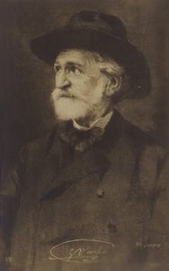 Giuseppe Verdi portréja alkotó: Italian Photographer
