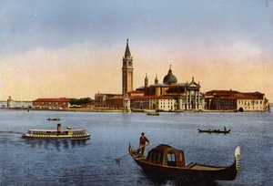 Venezia / Velence: Isola S Giorgio (színes fénykép) alkotó: Italian Photographer