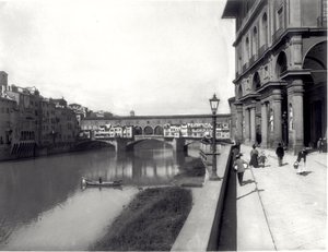 Ponte Vecchio és az Uffizi homlokzata alkotó: Italian Photographer Italian Photographer