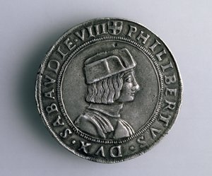 II. Savoyai Philibert (1497-1504), 15-16. századi 4 testű érme (előlap) (ezüst) (a hátoldalt lásd: 165733)