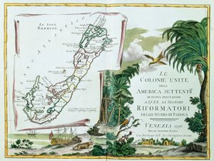Bermuda térképe, 1775-85 alkotó: Italian School
