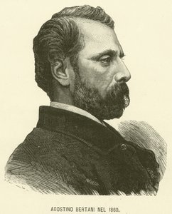 Agostino Bertani 1860-ban (metszet) alkotó: Italian School