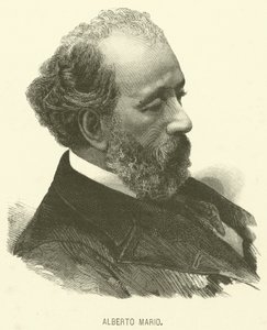 Alberto Mario (metszet) alkotó: Italian School