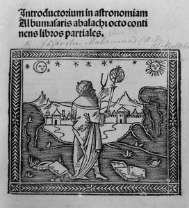 Csillagvizsgáló csillagász, az Introductorium in astronomiamból, 1506-ban Velencében alkotó: Italian School