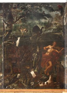 Állatok, Orpheusz mítosza, részlet alkotó: Italian School