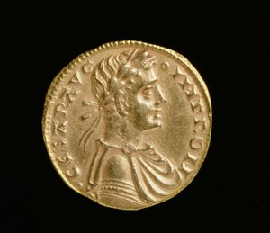 II. Frigyes Augustalis (1198-1250), Szicíliai Királyság és Dél-Olaszország, Messina Pénzverde, 1231-50 (előlap) (arany) (a hátoldalt lásd: 168053)