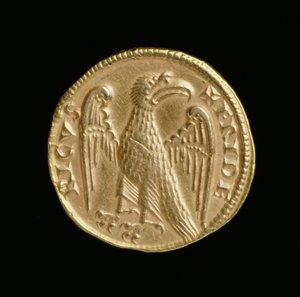 II. Frigyes Augustalis (1198-1250), Szicíliai Királyság és Dél-Olaszország, Messina Pénzverde, 1231-50 (fordított) (arany) (előlapját lásd: 168052) alkotó: Italian School