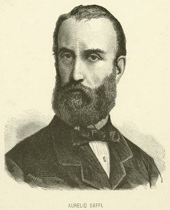 Aurelio Saffi (metszet) alkotó: Italian School
