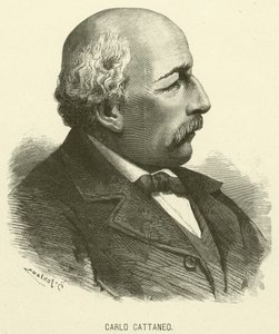 Carlo Cattaneo (metszet) alkotó: Italian School