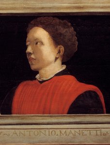 Cassone a firenzei reneszánsz mesterének 5 portréjával és Manetti Rutilio di Lorenzo (1571-1639) portréjával. századi olasz iskola. Az alábbi felirat valószínűleg egymást követi. Musee du Louvre, Párizs. alkotó: Italian School