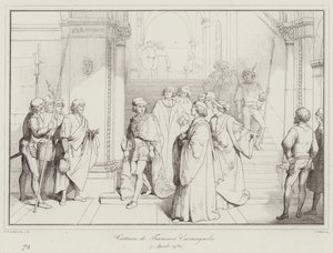 Francesco Carmagnola elfogása alkotó: Italian School