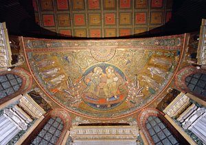 Krisztus trónolt (mozaik) alkotó: Italian School