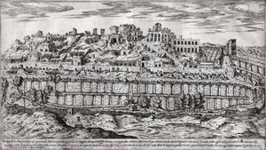 Circus Maximus, Róma. (metszés alkotó: Italian School