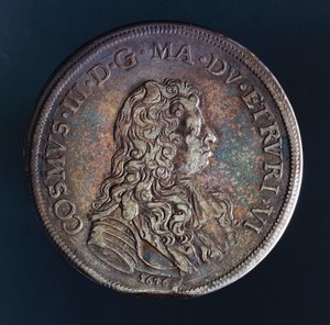 Cosimo III de Medici, Toszkána Nagyhercegség, előlap alkotó: Italian School