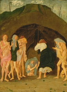 Süllyedés a Limbo-ba (olaj a panelen) alkotó: Italian School