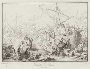 Pippin veresége, 809 (metszet) alkotó: Italian School