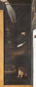 Kutya és szürke koronás daru, Orpheus mítosza alkotó: Italian School