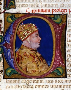 Antonio Venier dózse, megvilágított portré 1382-ből, alkotó: Italian School