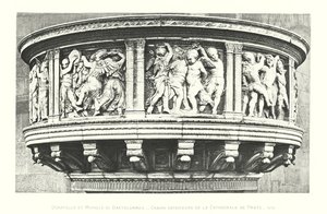 Donatello és Michele di Bartolommeo, a Prato-székesegyház külső szószéke alkotó: Italian School