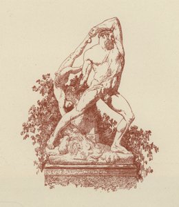 Herkules és Lica Canova (litográfia) alkotó: Italian School