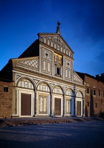 A templom homlokzata alkotó: Italian School