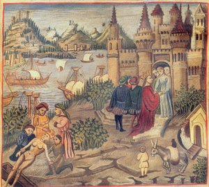 A Salernói Iskola fakszimile, Avicenna (Ibn Sina) orvosi kánonjából (980-1037)