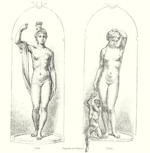 Figurines du Piedestal, Pallas, Venus (metszet) alkotó: Italian School