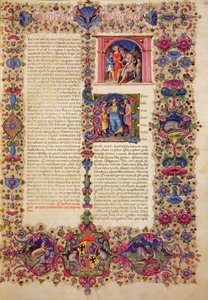 Fol.167r Első Krónikák Könyve, a Borso d